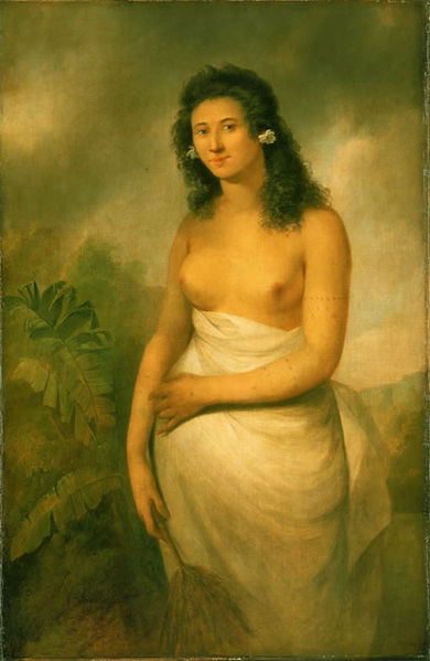 John Webber The Tahitian Princess Poedua, the daughter of Orio, Chief of Raiatea